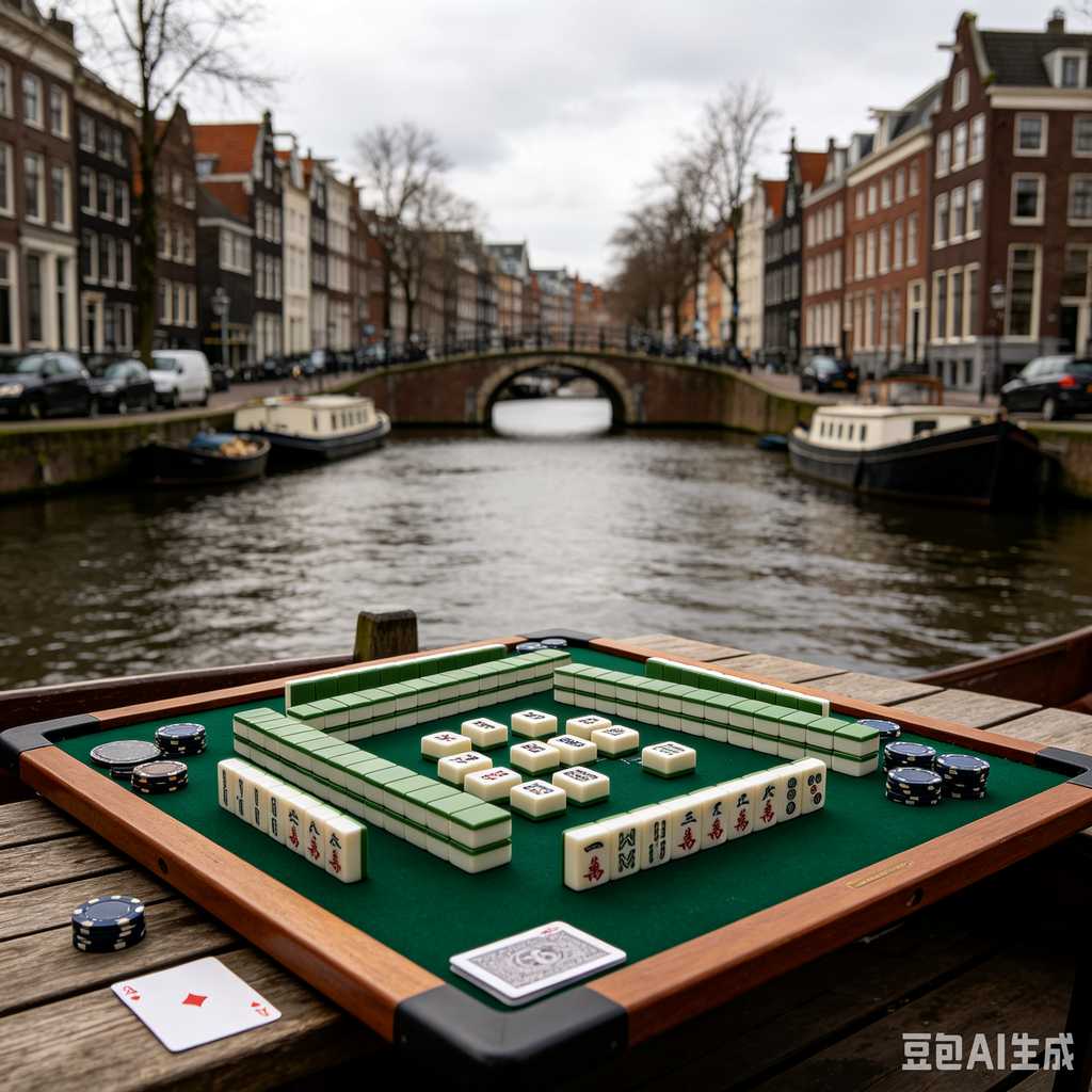 vintage gift mahjong set