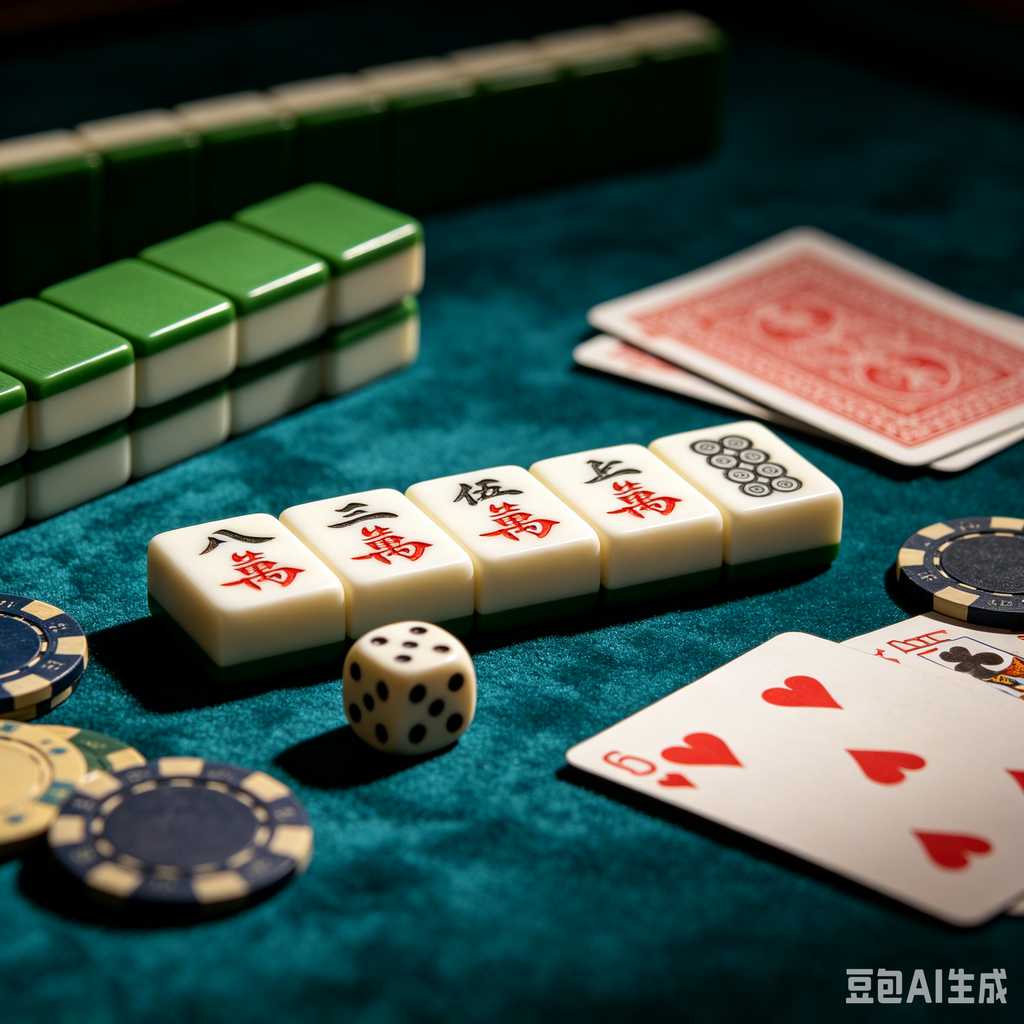 stable print mahjong set