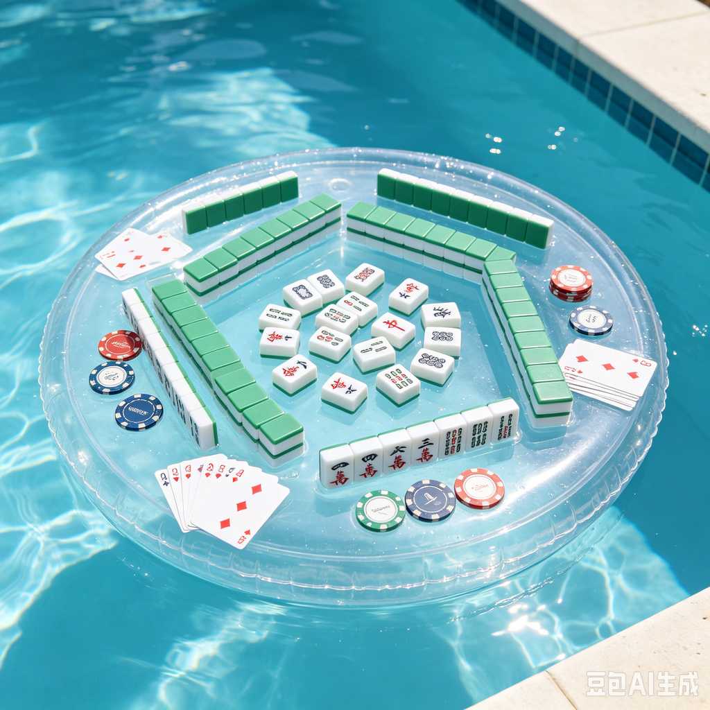 trendy color mahjong set